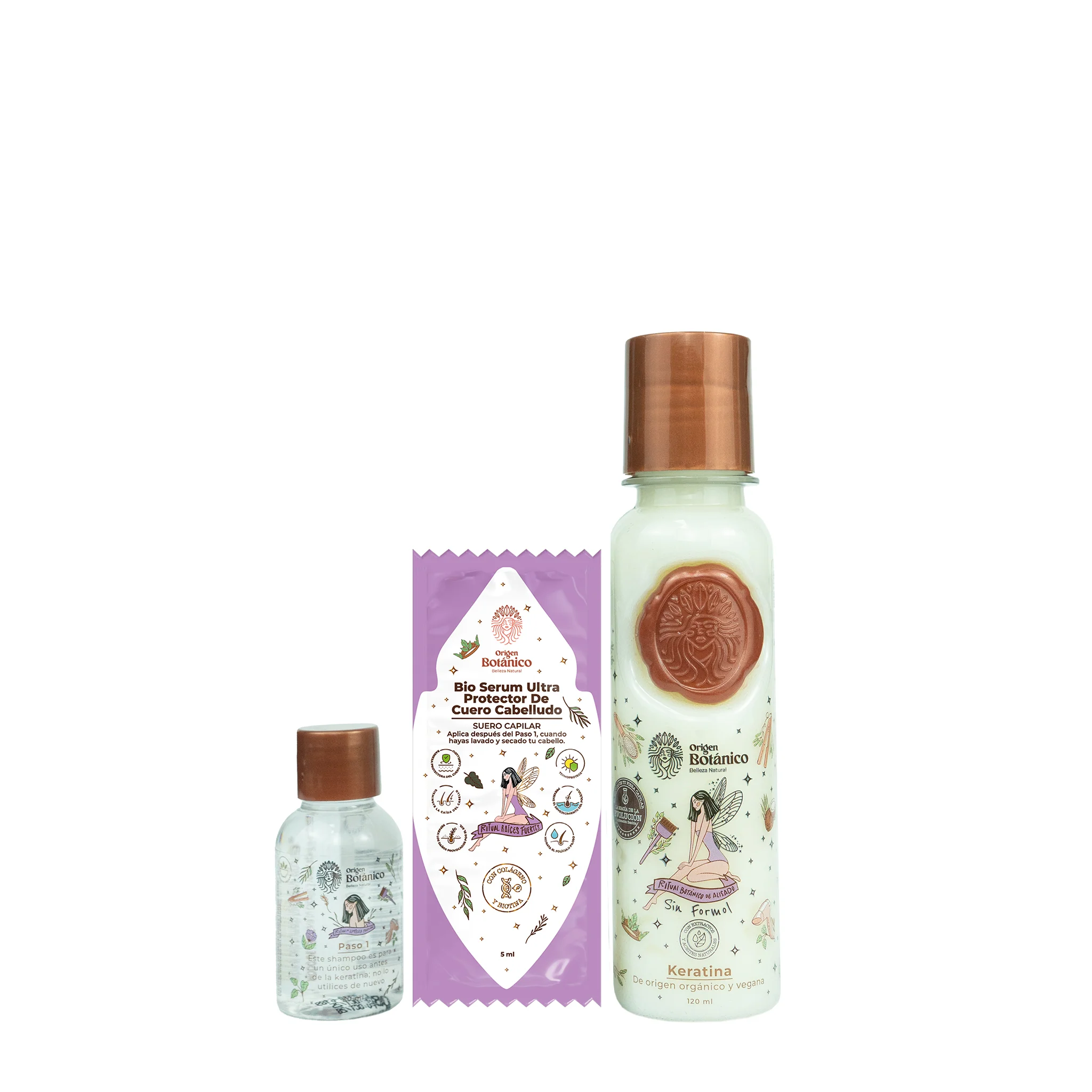 Ritual botánico de alisado 120ml - 1 persona (pequeña)