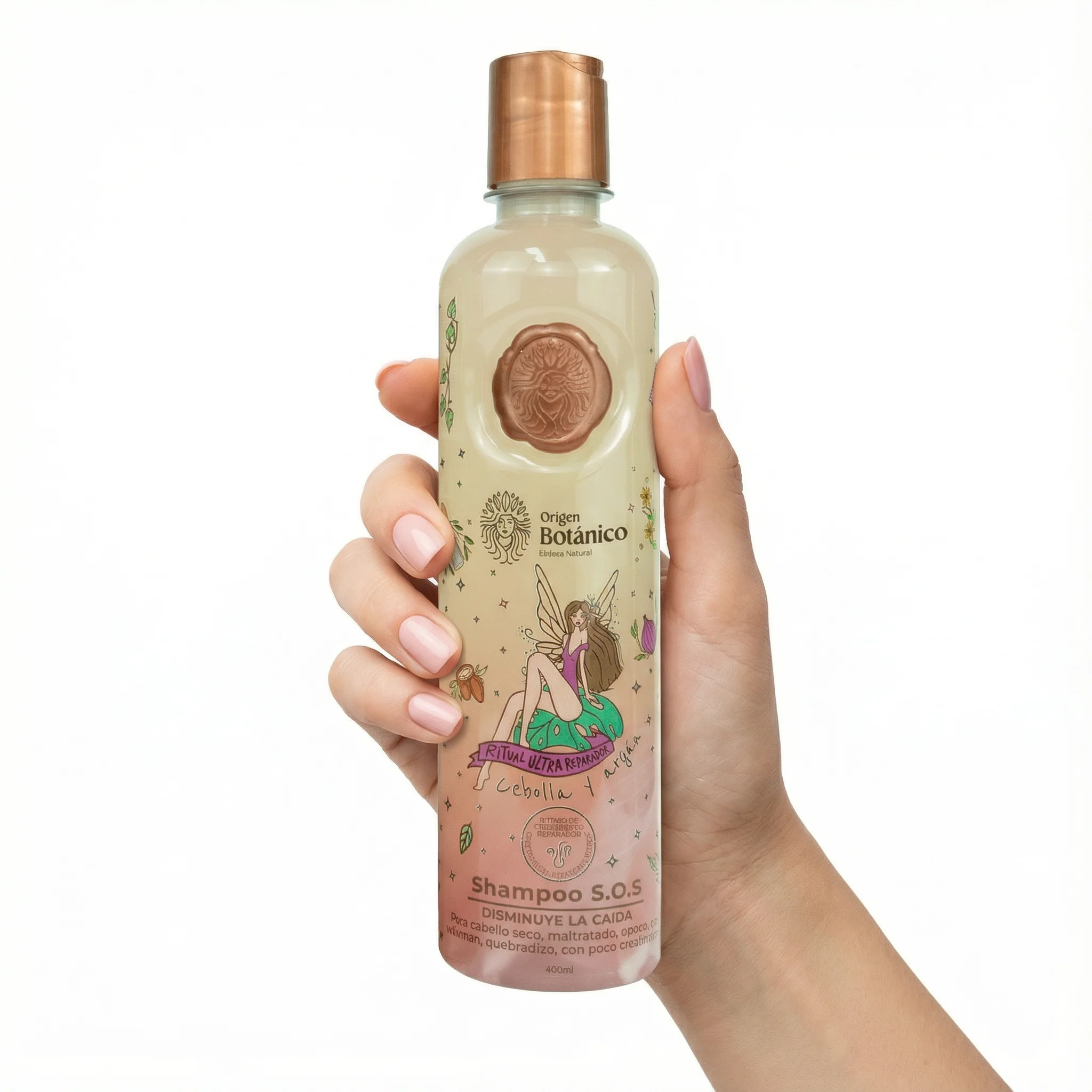 Shampoo S.O.S. de Cebolla y Argán 400ml - Imagen 2