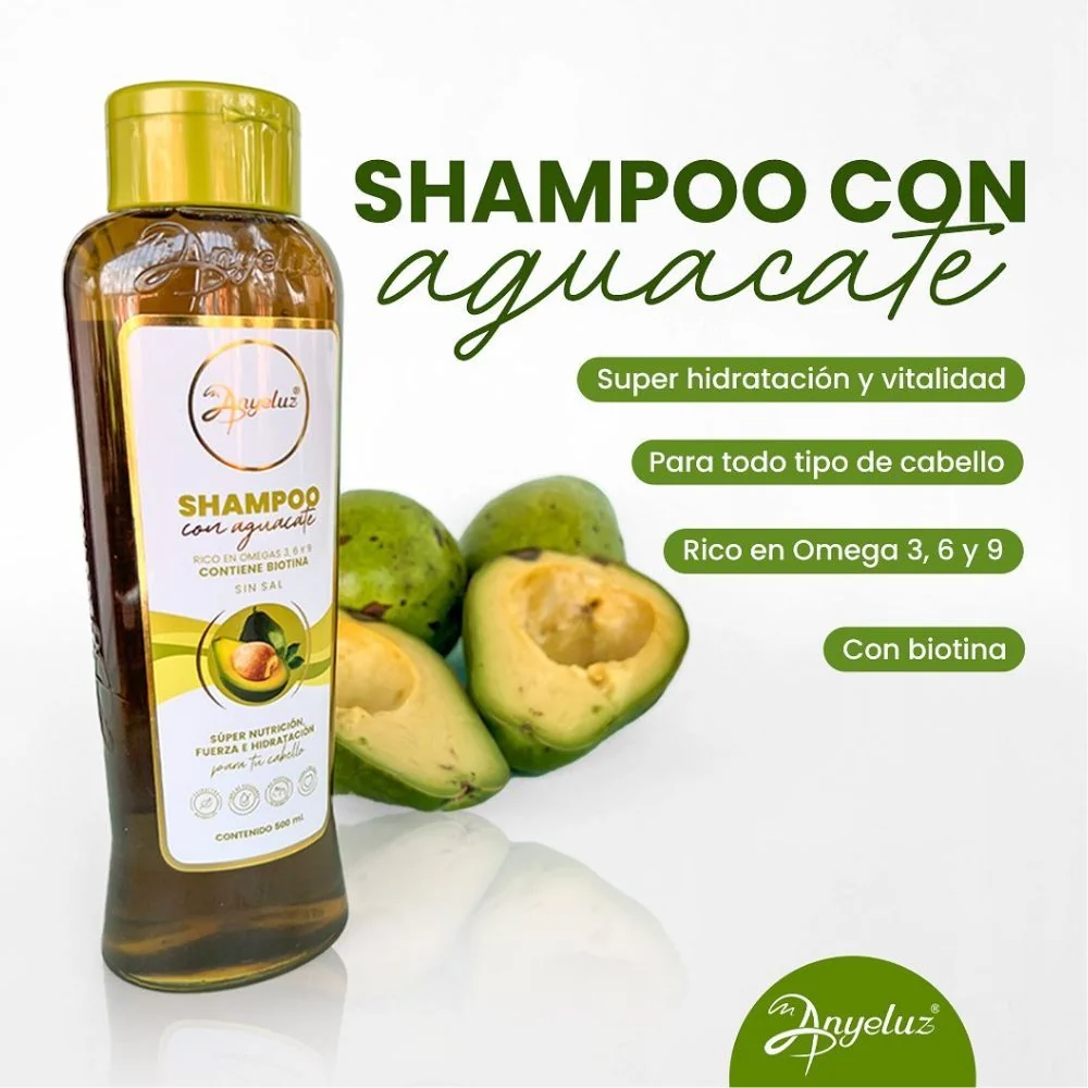 Shampoo de Aguacate y Acondicinador con aceite de Argán de Anyeluz - Imagen 3