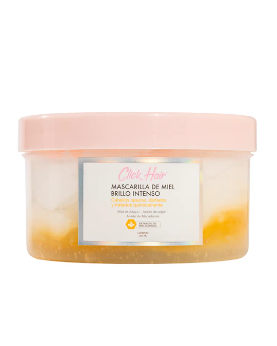 Mascarilla de miel brillo intenso Click hair